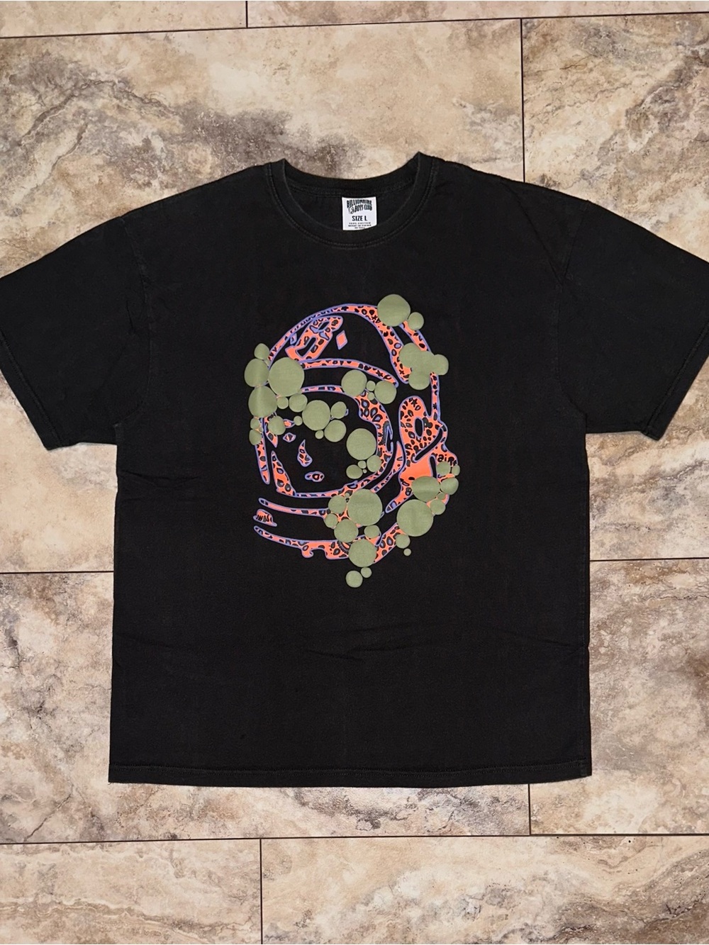 2024 Billionaire Boys Club Helmet T- Shirt Asphalt Size Large
